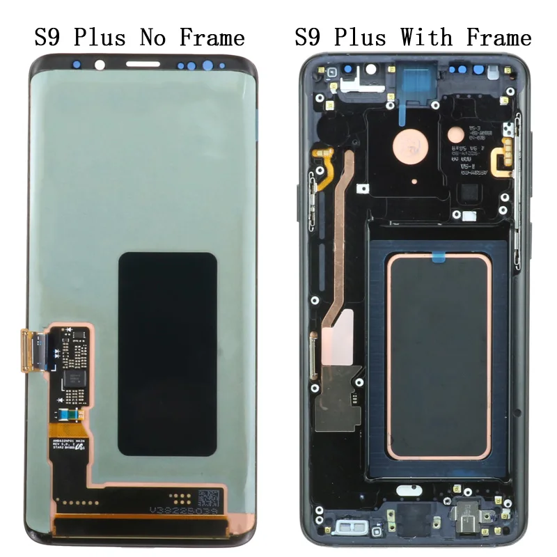 Для SAMSUNG GALAXY S9 G960F S9Plus G965F новый супер AMOLED экран ЖК дисплей сенсорный дигитайзер