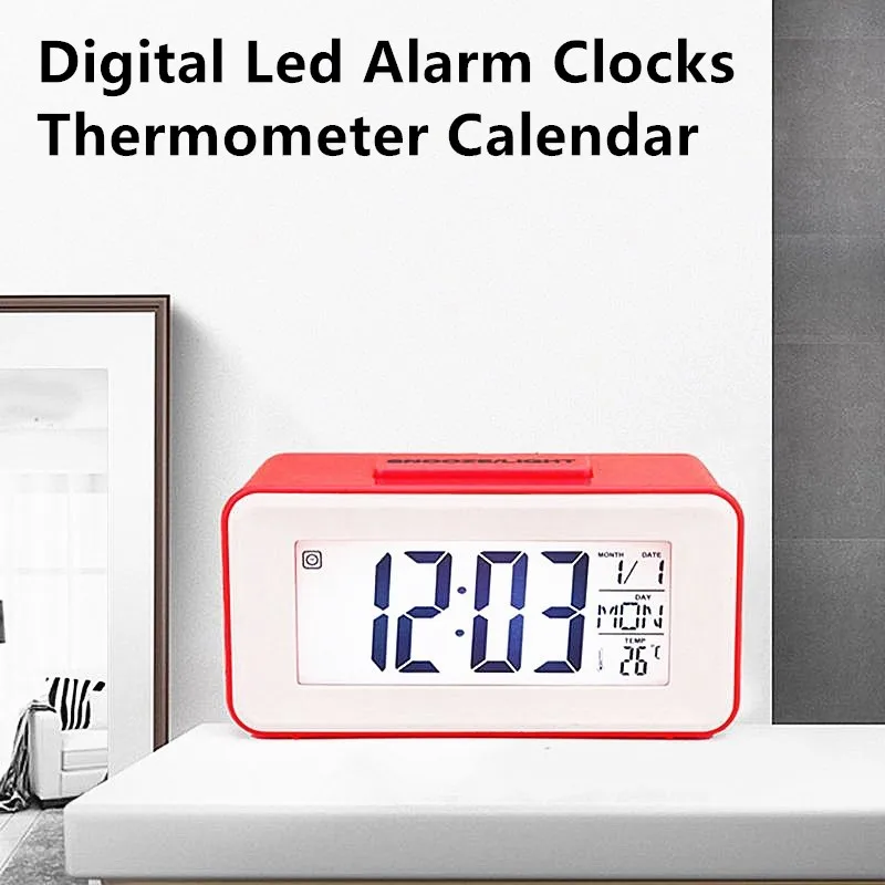 1 предмет лидер продаж цифровой светодиодный будильник настольные часы для