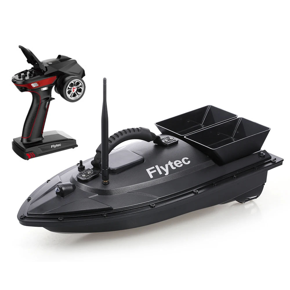 Радиоуправляемая рыболовная лодка Flytec V500 5 4 км/ч высокоскоростная