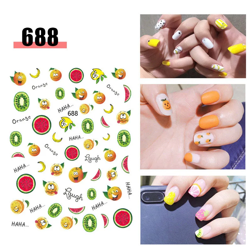 Лак для ногтей Стикеры комплект цветочный принт геометрический сексуальная