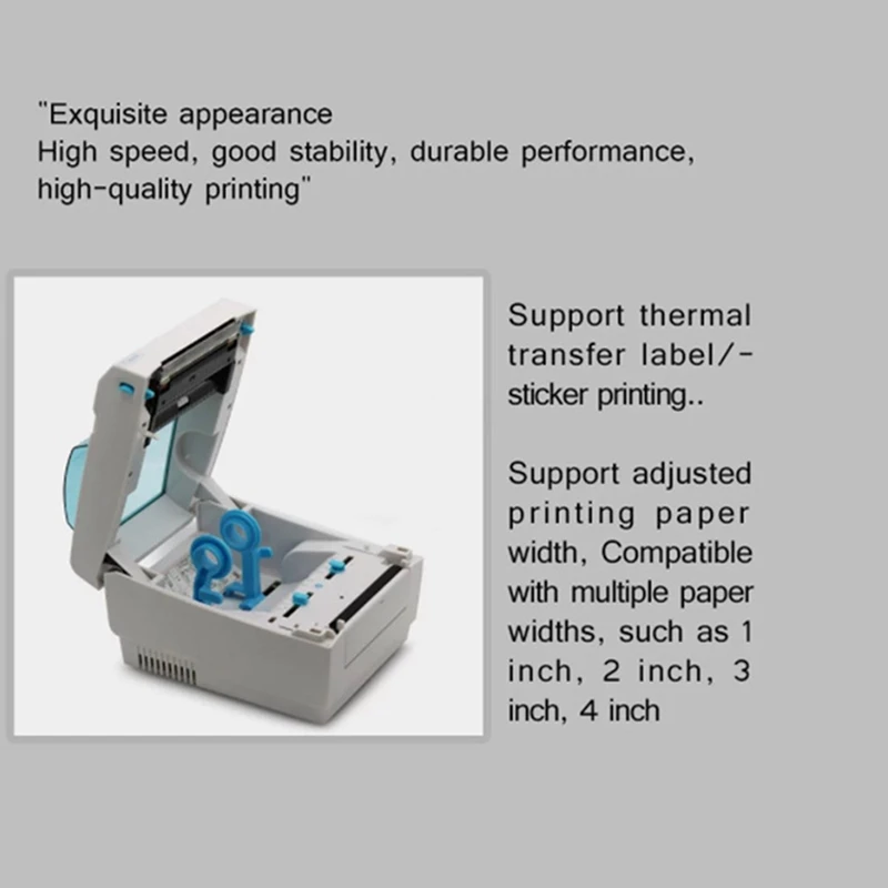 

Thermal Barcode Printer Label Printer Shipping Lable Printer 100X100 / 100X150 110mm Lable Print