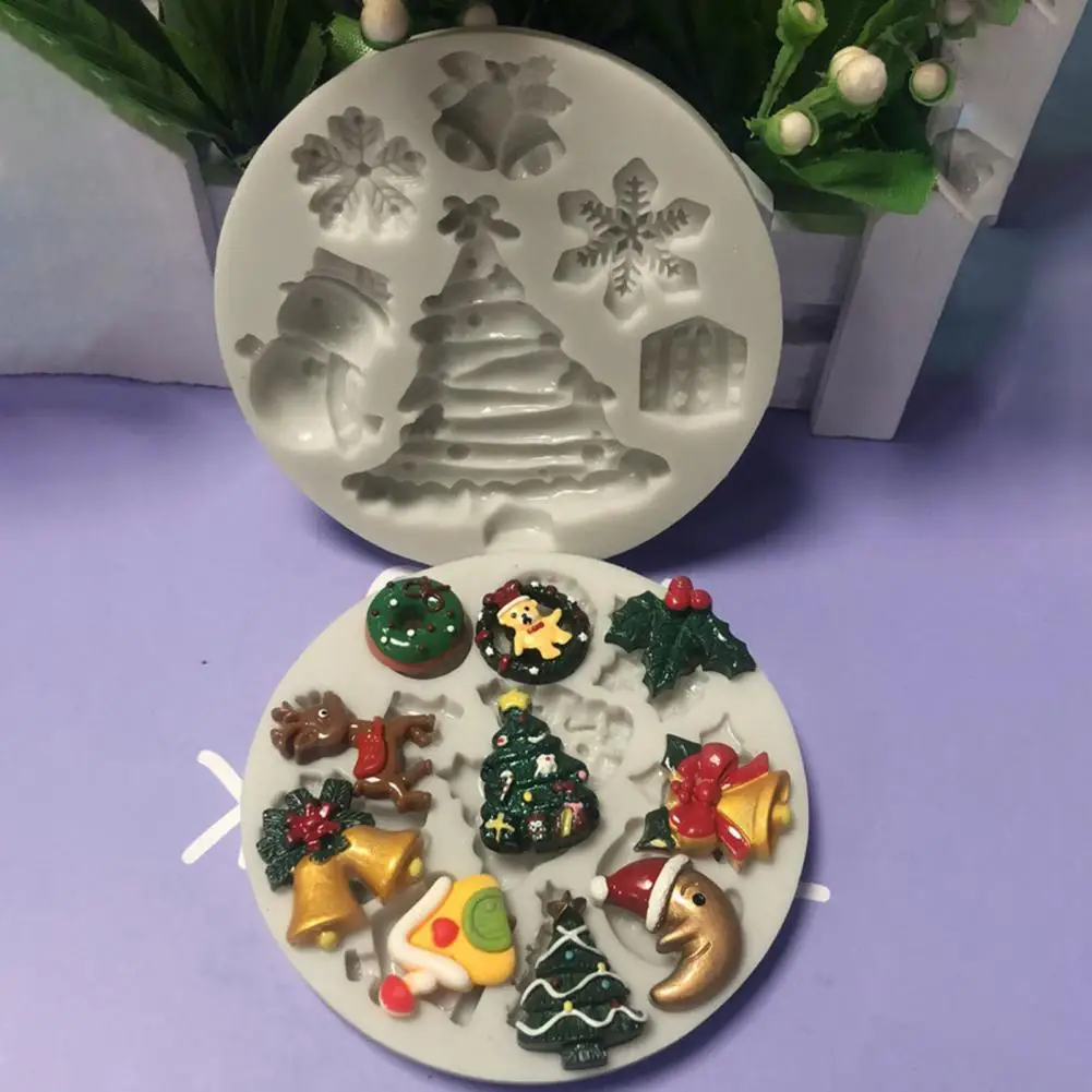 

Unique Biscuit Template Tear Resistant Silicone Fondant Molud Smooth Edge Soap Sugar Mold for Home Sugar Mold