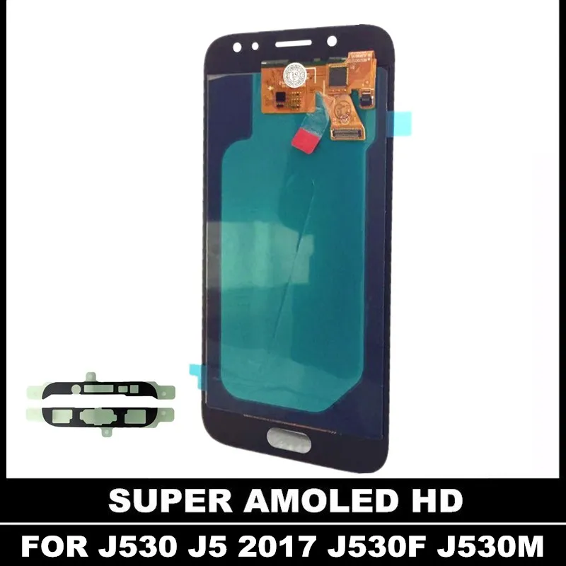 Протестированный ЖК-дисплей для samsung Galaxy AMOLED J5 J530 SM-J530F J530M дисплей с сенсорным дигитайзером экран с яркой регулировкой