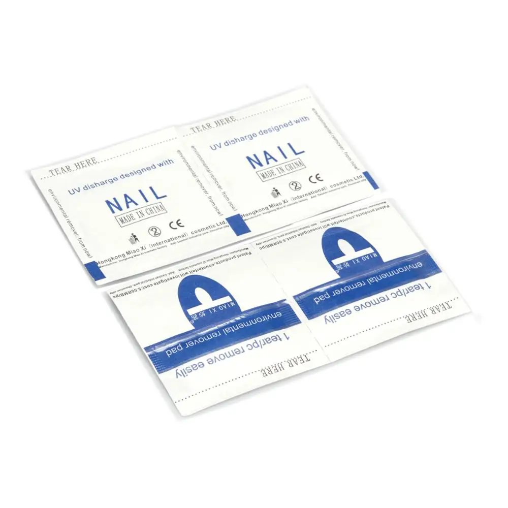 

200 шт. УФ-гель для ногтей обертывание для ногтей лак для ногтей УФ-гель для удаления подушек салфетки для нанесения легко установить нам дропшиппинг