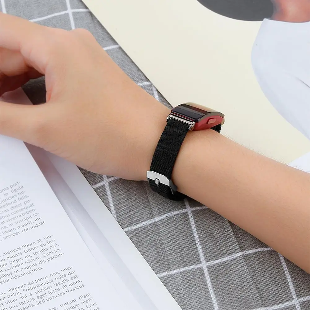 Сменный Браслет для Fitbit Inspire HR фитнес-трекер классический мужской ремень с металлическим разъемом