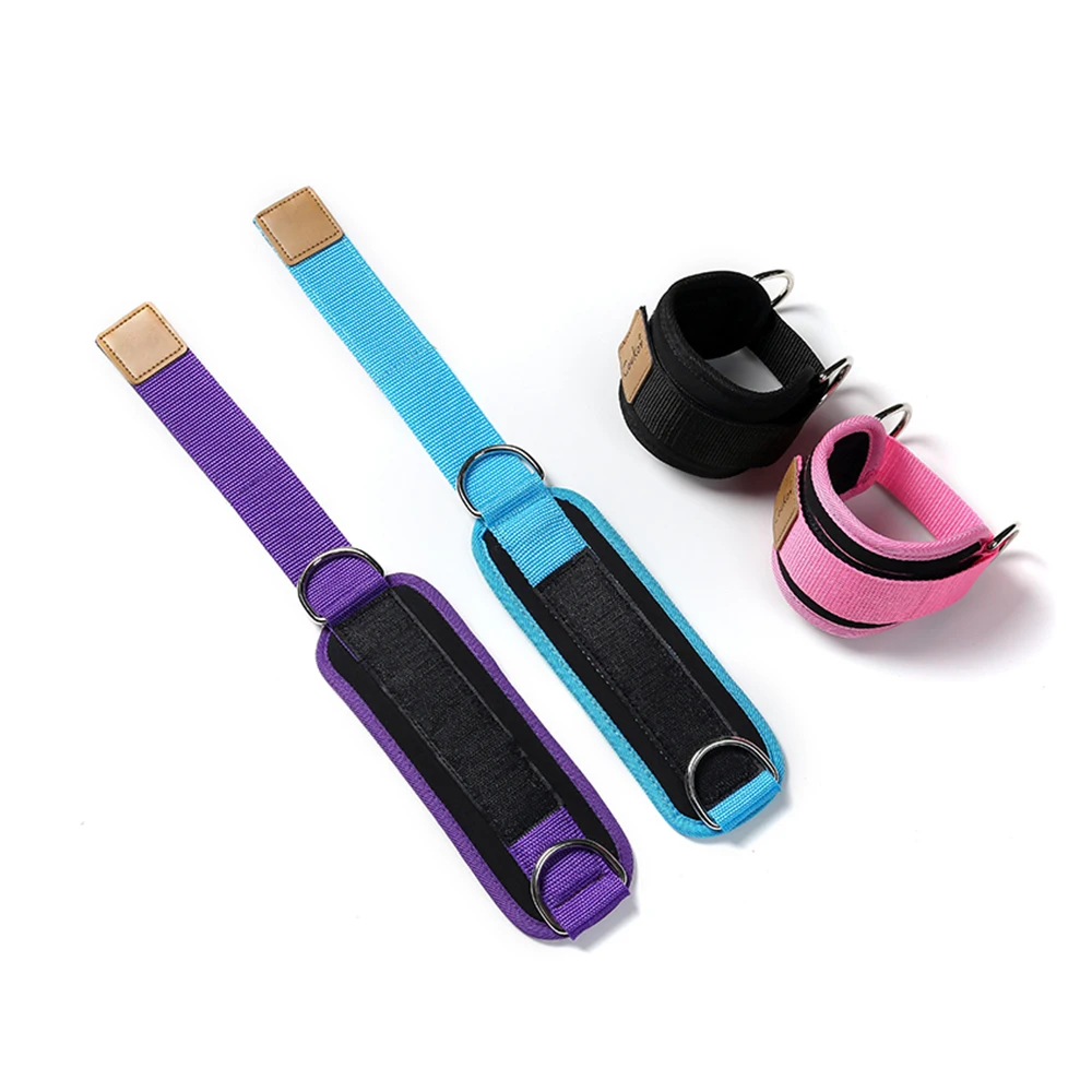 Ленты сопротивления с ремнями на лодыжках манжеты кабелем для прикрепления