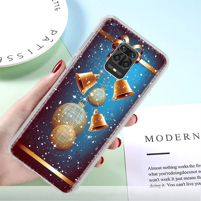 

Happy New Year Christmas Phone Case for Xiaomi Redmi Note 9S 8T 6 7 8 Pro 9 Pro 9A 9C 6A 7A 8A K20 K30 Pro Hard Cover
