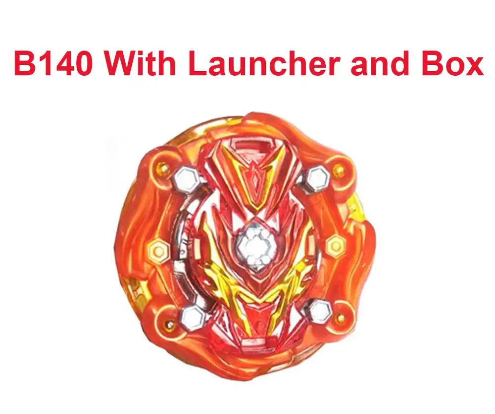 b140with box Новейший Золотой Beyblade Burst GT B140 B144 B145 с коробкой из металла Fusion God Spin Top игрушка подарок для мальчика - Цвет: b140with box