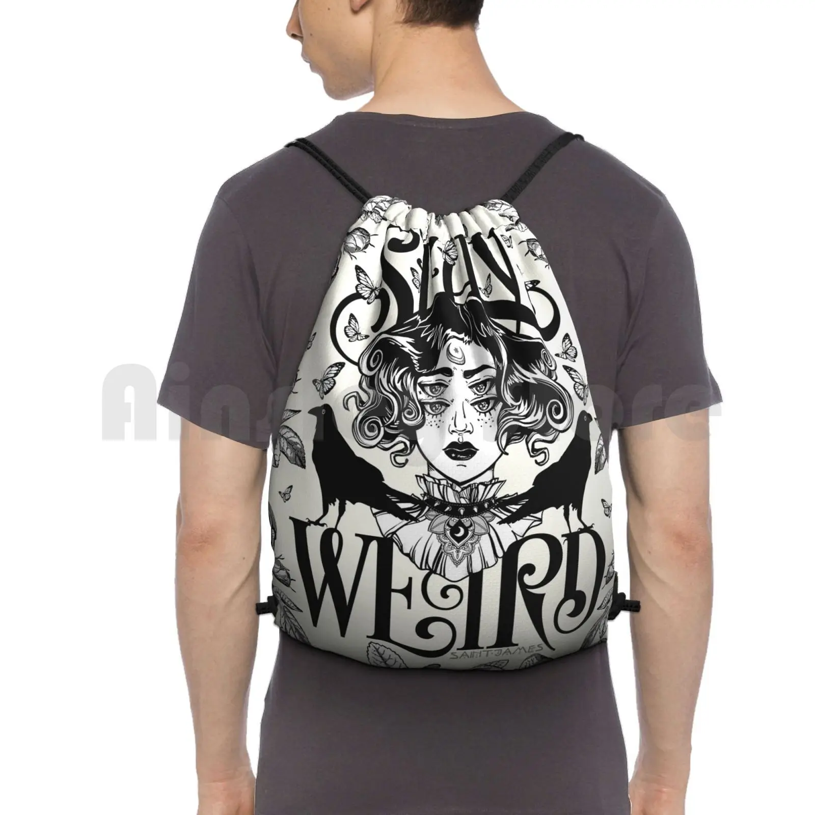 Рюкзак со шнурком на завязках для верховой езды альпинизма спортзала | Багаж и