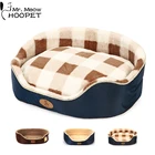 Hoopet кровати для собак Pet кошка собака пещера гнездо кровать теплый съемный коврик собачий шланг для собак
