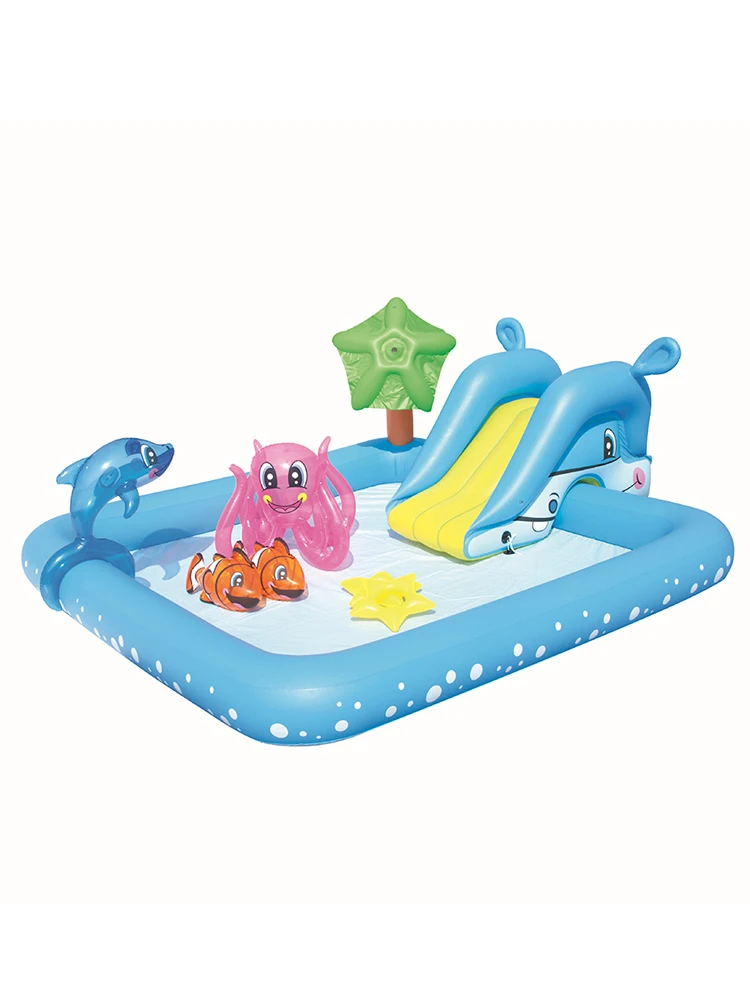 

2021 Summer New Inflatable Play Center Water Toys Pad Inflatable Baby Swimming Pool For Outdoor Courtyard