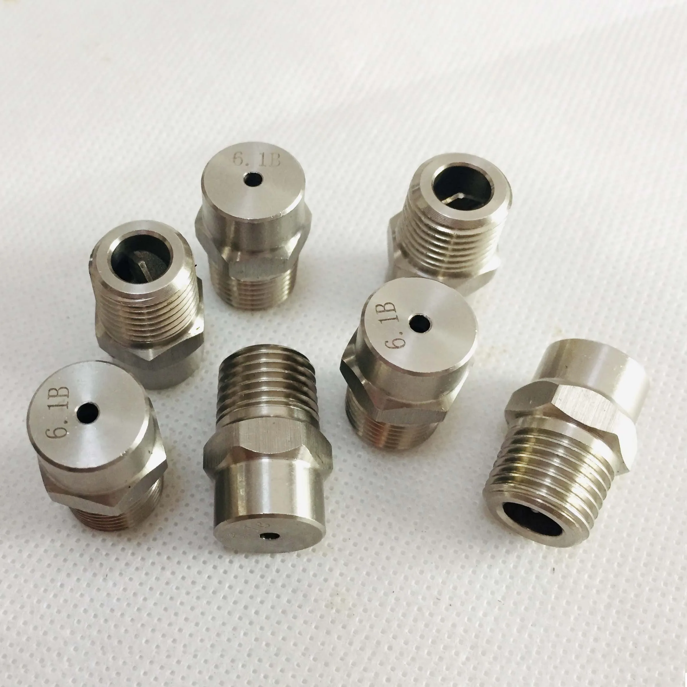 

1/8"1/4"3/8"1/2" SS solid full cone spray nozzle,Washing treatment before plating,Chemical treatment