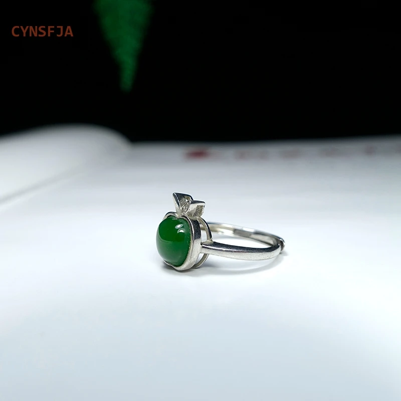 CYNSFJA настоящий редкий Сертифицированный натуральный нефритовый нефрит женские
