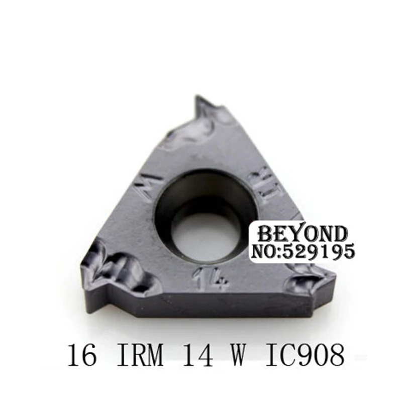Оригинал ISCA 16IR 16 IRM 14 W IC908 карбидная вставка для токарного станка резак