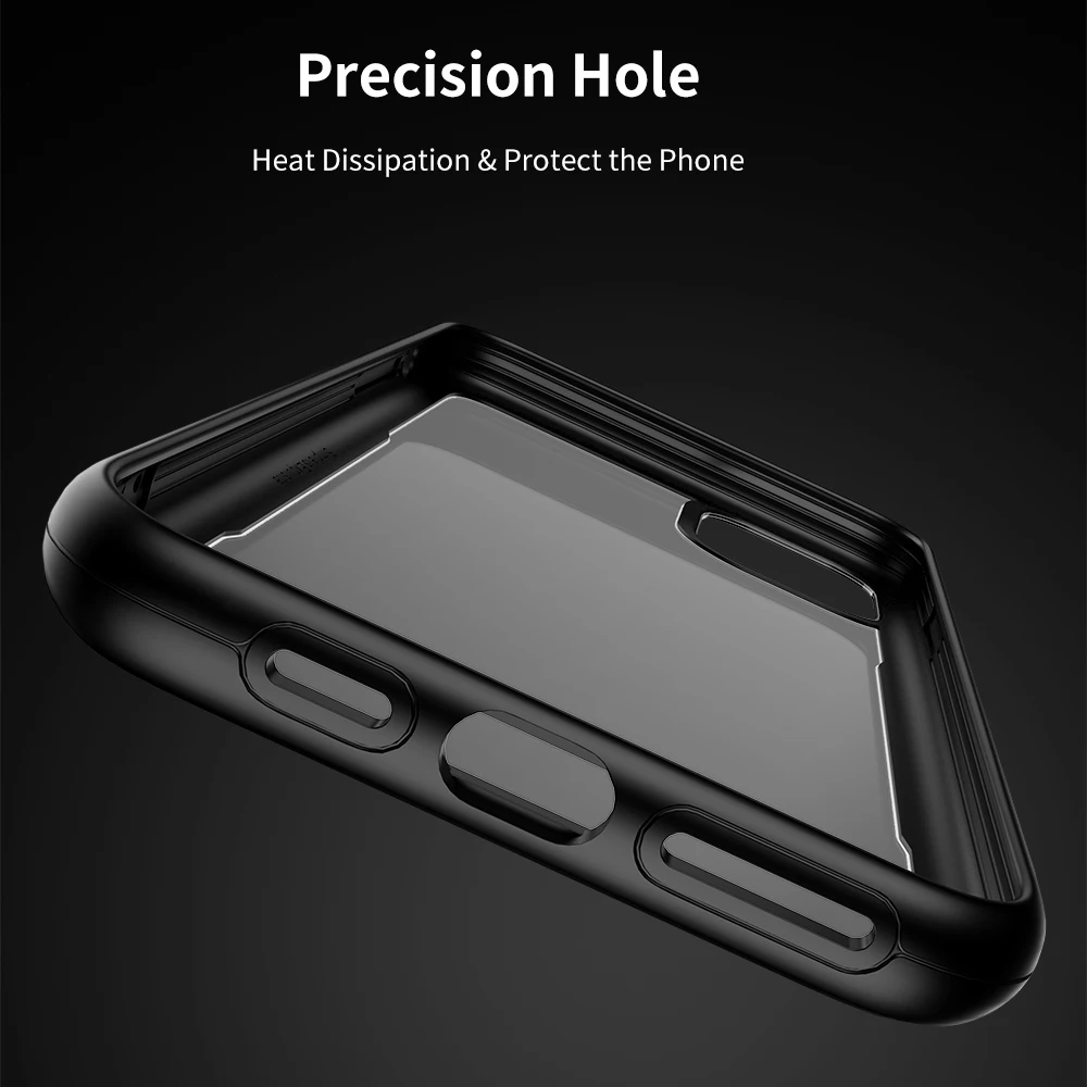 Чехол FLOVEME из закаленного стекла для iPhone 11 Pro Max прозрачный защитный стеклянный