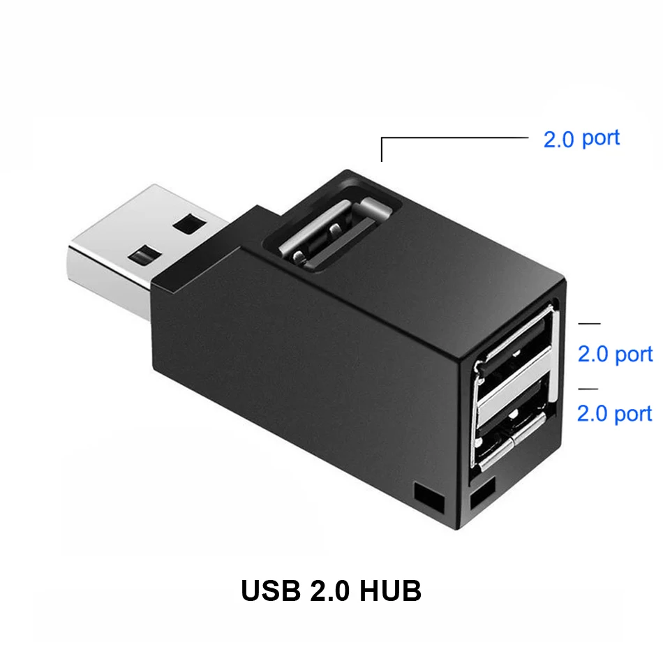 USB 3,0 концентратор адаптер удлинитель мини разветвитель коробка 3 порта для ПК ноутбук Macbook мобильный телефон высокоскоростной U диск ридер для Xiaomi