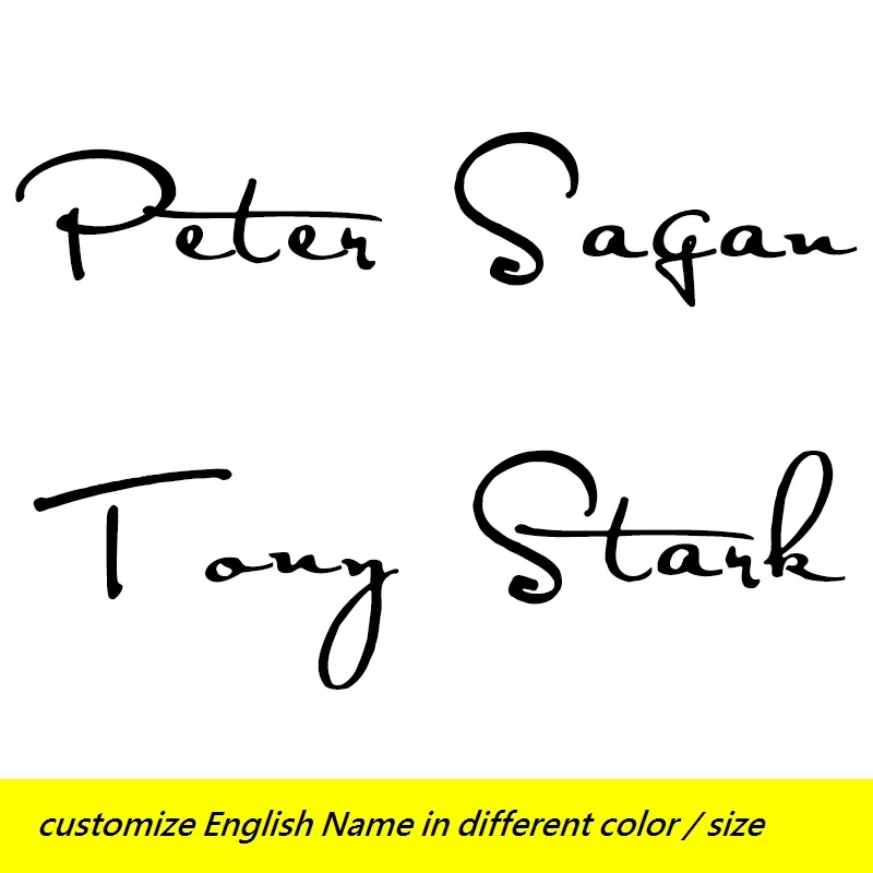 2 шт. наклейка с именем на заказ для велосипеда дорожного горного велосипедной