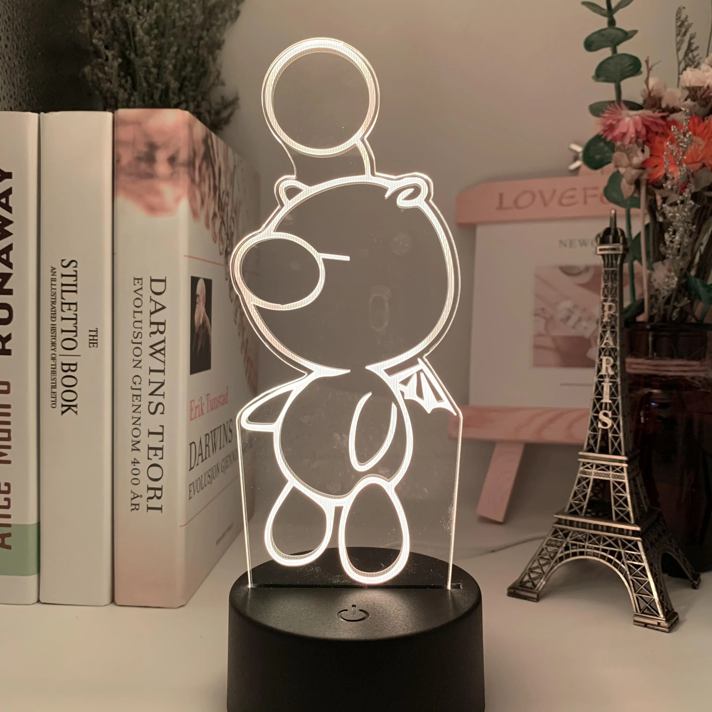 Игрушка в стиле Фэнтези Moogle светодиодный ночсветильник лампа для детской