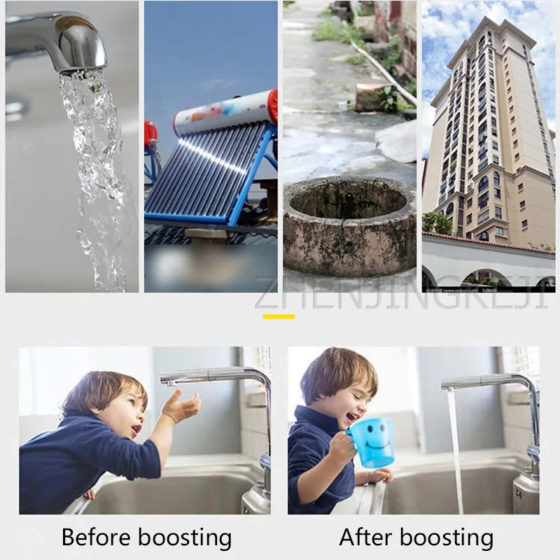 

Home Use Fully Automatic 220V Inverter Booster Pump Water Pipe Low Power Mute Efficient Constant Pressure Self-priming Pump