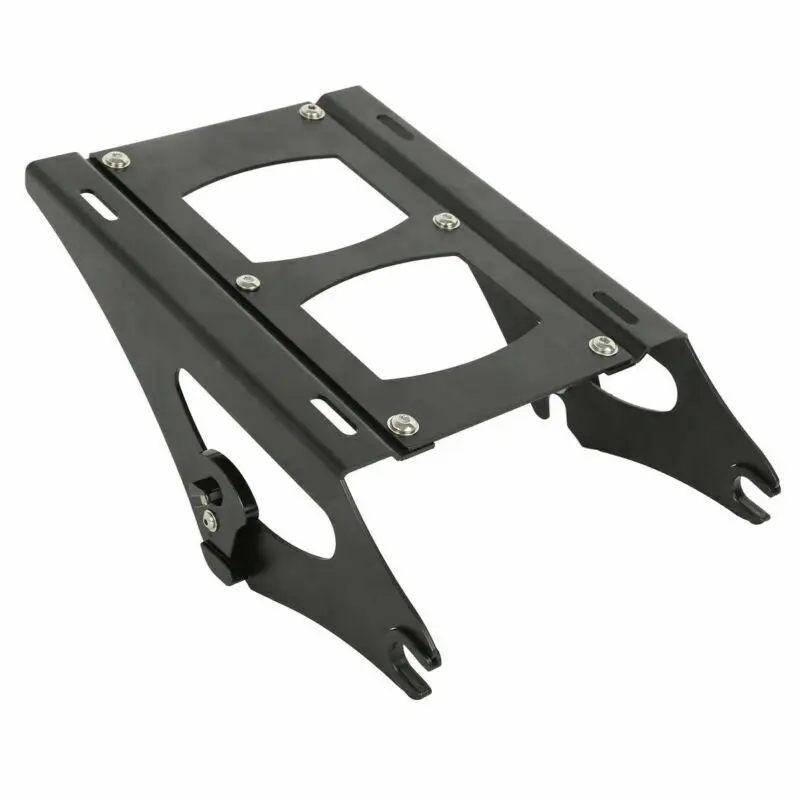 

Motorcycle Black Chopped Trunk Mount Rack For Harley Tour Pak Pack Touring Road King Electra Glide Street Glide 2014-2021