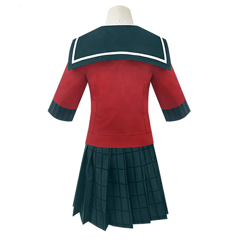 Костюм для косплея харукава Маки из аниме данганронпа парик верхняя юбка галстук