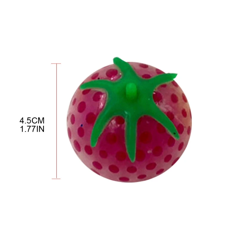 

Multicolor Strawberry Fruits Ball, Squishy Pressing Kneading Stress Balls, Decompression Stress Relief Toy F3ME