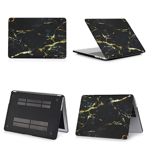 D Мрамор ноутбука Чехлы для MacBook Pro13 чехол air13.3 с сенсорной панелью Retina15 13 дюймов A1708 A1932 A2159 A1466 A1989 жесткий чехол - Цвет: D