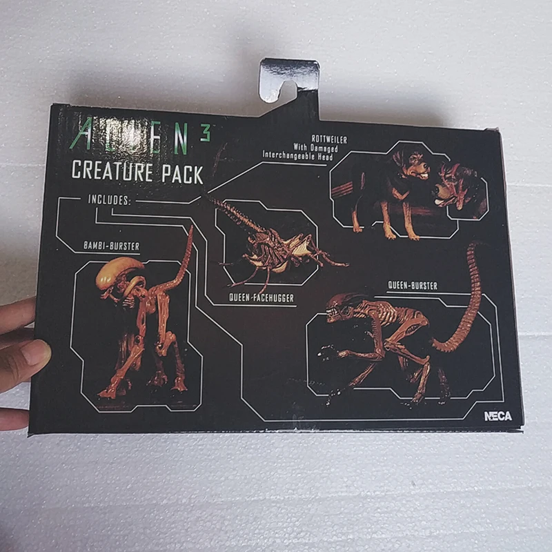 4 шт./лот оригинальная экшн фигурка NECA Alien 3 Dog набор существ Игрушечная модель