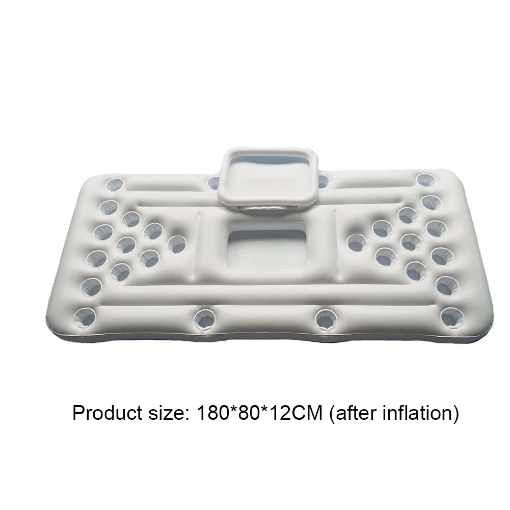 

Swimming Pool Float Beer Table Drinking Cooler Bar Tray Inflatable Air Mattress Water Drink Holder Pool Float Party Accessories