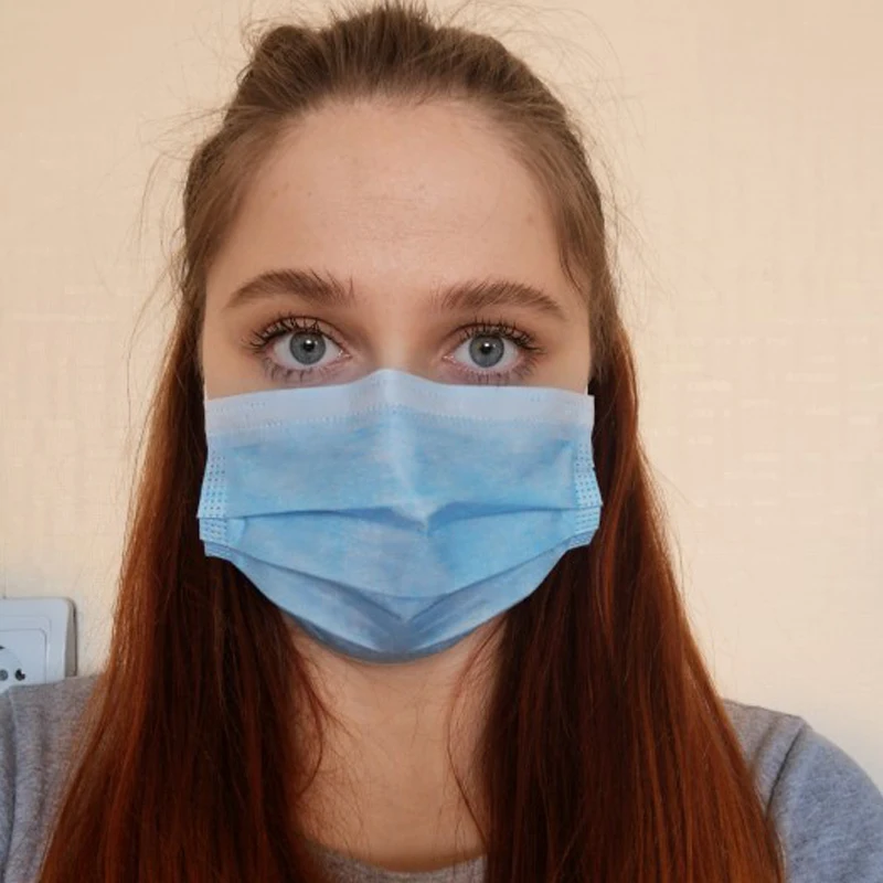 5-100 шт. masker газ Респиратор маска одноразовая для лица фильтр Тканевая