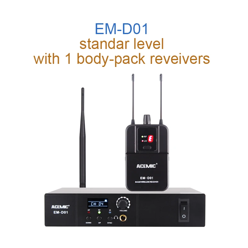 EMD-01 MAMKO ME-3200 In Ear Monitor Беспроводная система профессиональная для сценического представления 150 м дальность передачи - Color: EMD-01