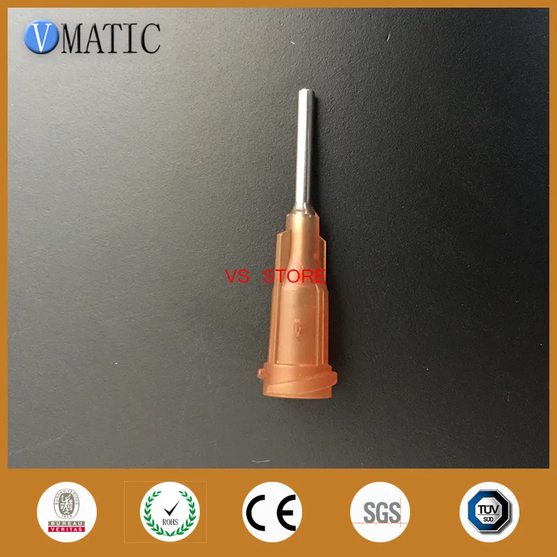 Free Shipping 15G Precision S.S. Dispense Needle Tip With Pp Safetylcok Hub 0.5'' Tubing Length/ Glue Dispensing 1/2 Inch|tip table|tips naturaltip muffler |