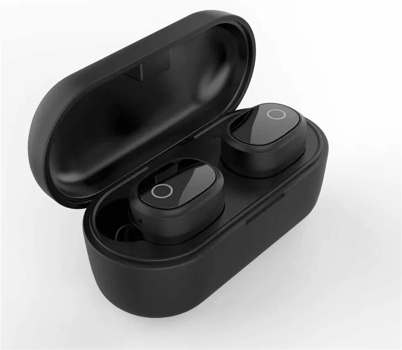 Черный Оригинальные спортивные мини беспроводные TWS наушники A7, Bluetooth V5.0, наушники-вкладыши с микрофоном, наушники-вкладыши для iPhone, Android, Earpod - Цвет: Черный