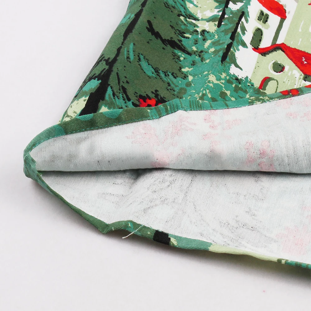 Женское винтажное рождественское платье большого размера ретро с v образным