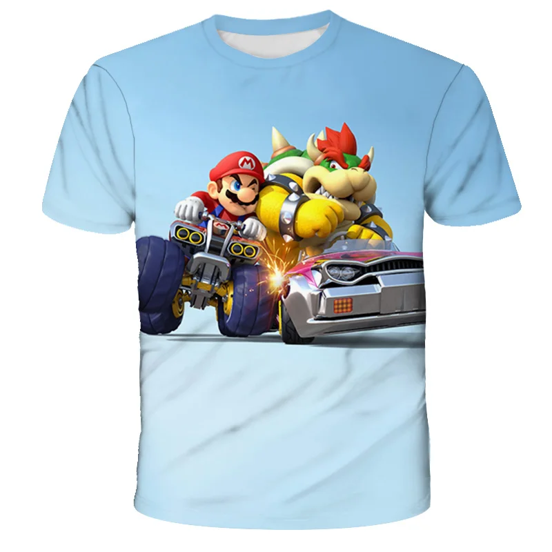 

2021 Children's T-shirt Summe Cartoon Anime Short-sleeved O-neck T-shirt Casual Harajuku Oversize Clothes For Boys Top Clothing