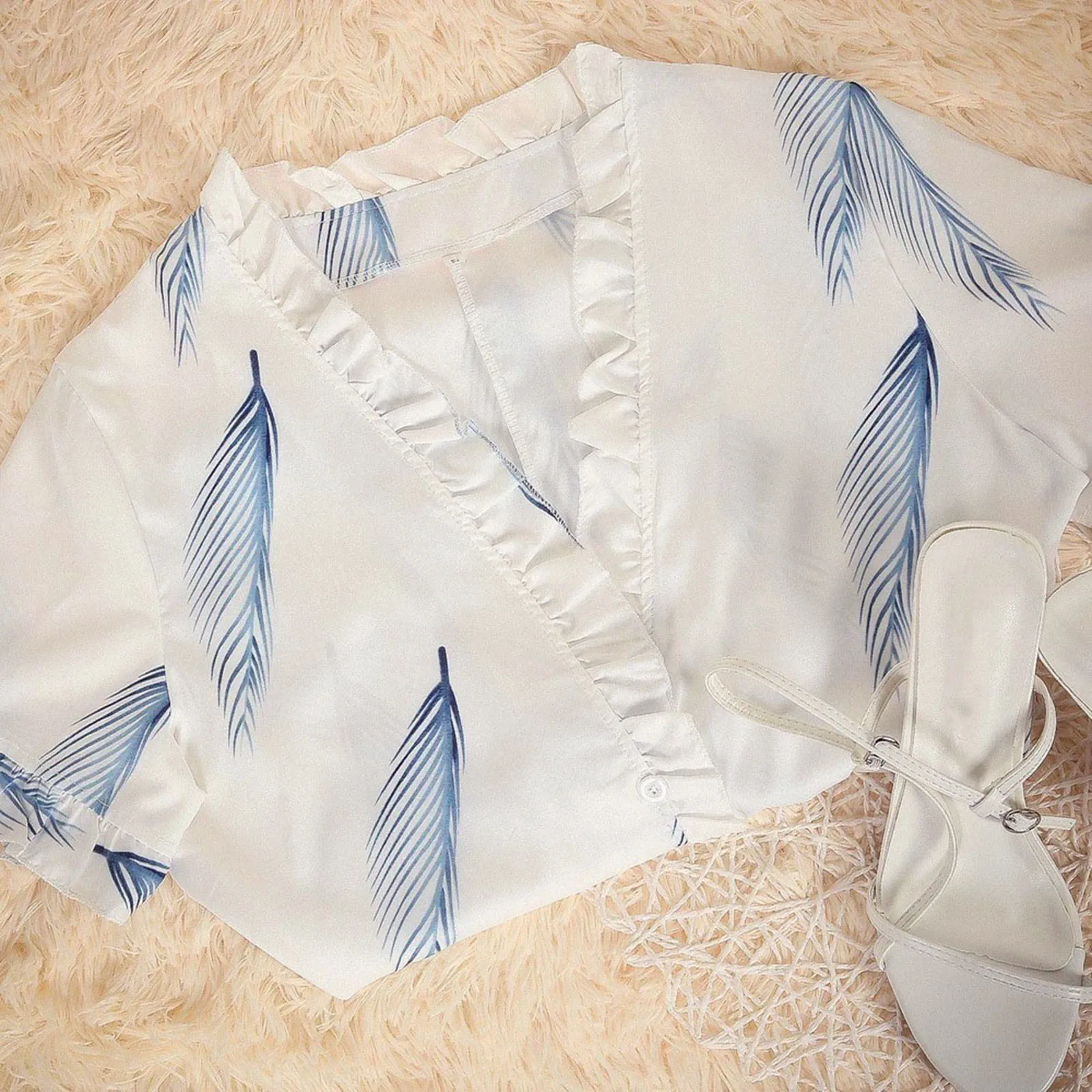 

2021 new sexy women's dress summer sexy loose V-neck bohemian slim all-match women's silky dress