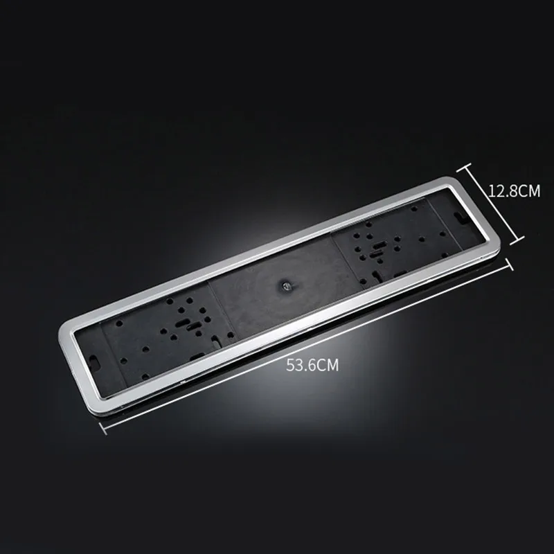 

Set of Stainless Steel European / German / Russian 8K Car number frame for number plates carbon fiber License Plate Frame Number