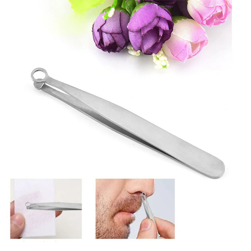 

Universal Nose Hair Trimming Tweezers Safe Face Care Shaving Nose Trimmer For Nose Shaving Nose Hair Trimmer Makeup Tools
