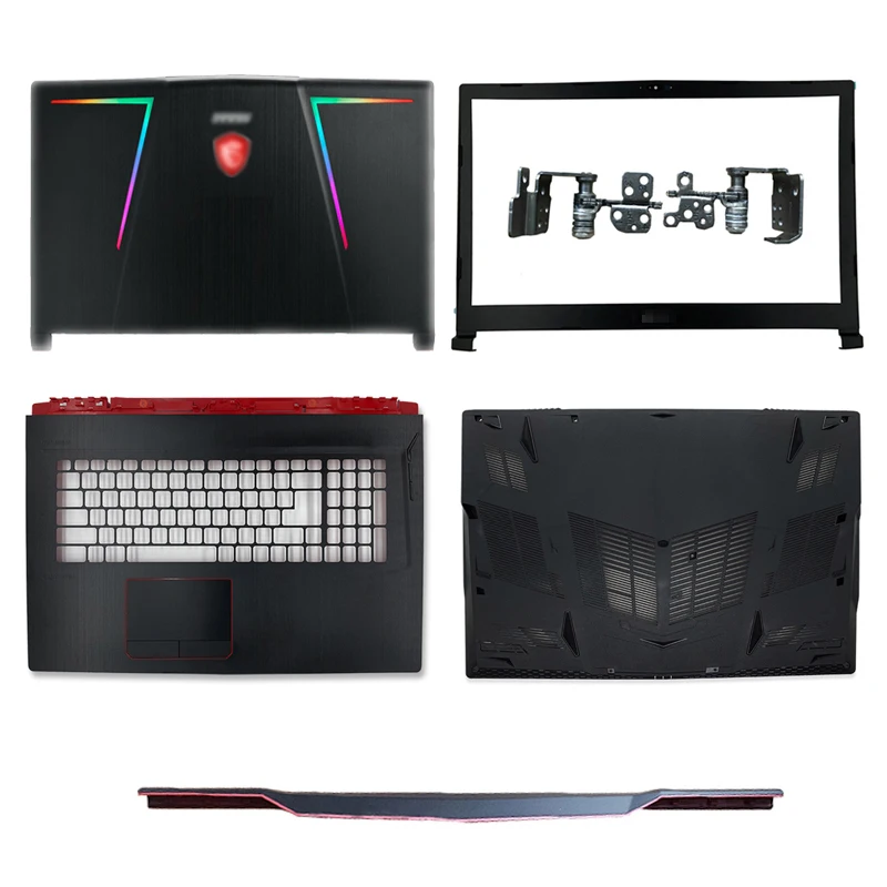 Новинка для MSI GE73 Raider RGB 8FR-341CN ЖК задняя крышка/передняя рамка/петли/Упор