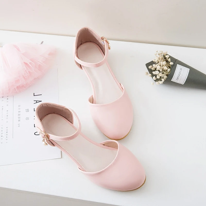 

Sweet little fresh 2021 new Baotou low-heeled sandals casual short-heeled student doll cute lady shoes for girls