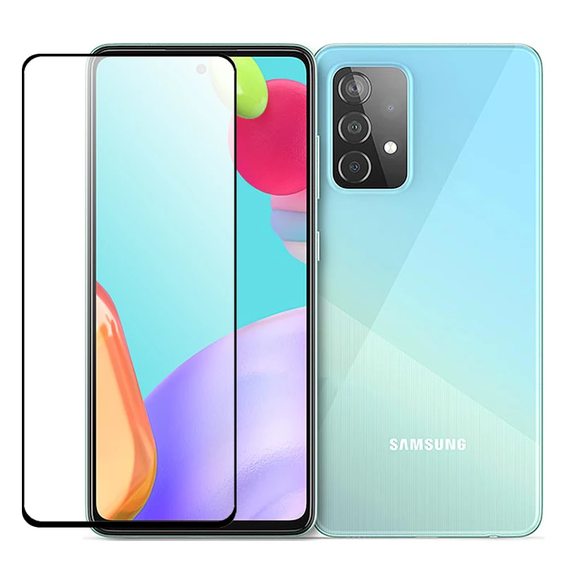 Protector de pantalla de vidrio templado para m&oacute;vil, pel&iacute;cula protectora de vidrio templado para Samsung Galaxy A52, 5G, A31, A21S, A41, A51, A71, A52, 2 uds.-0