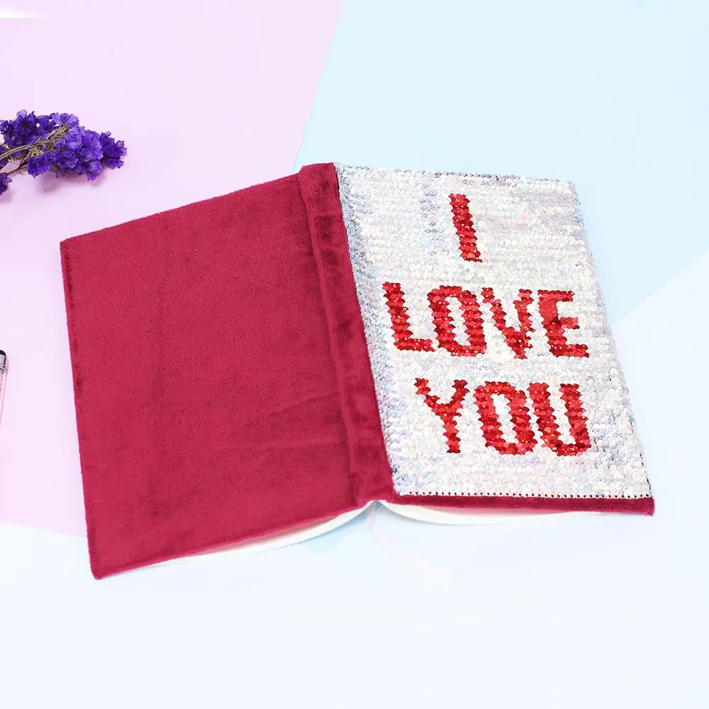 Блестки дневник блокнот А5 канцелярские принадлежности DIY s ежедневный Memos блеск |