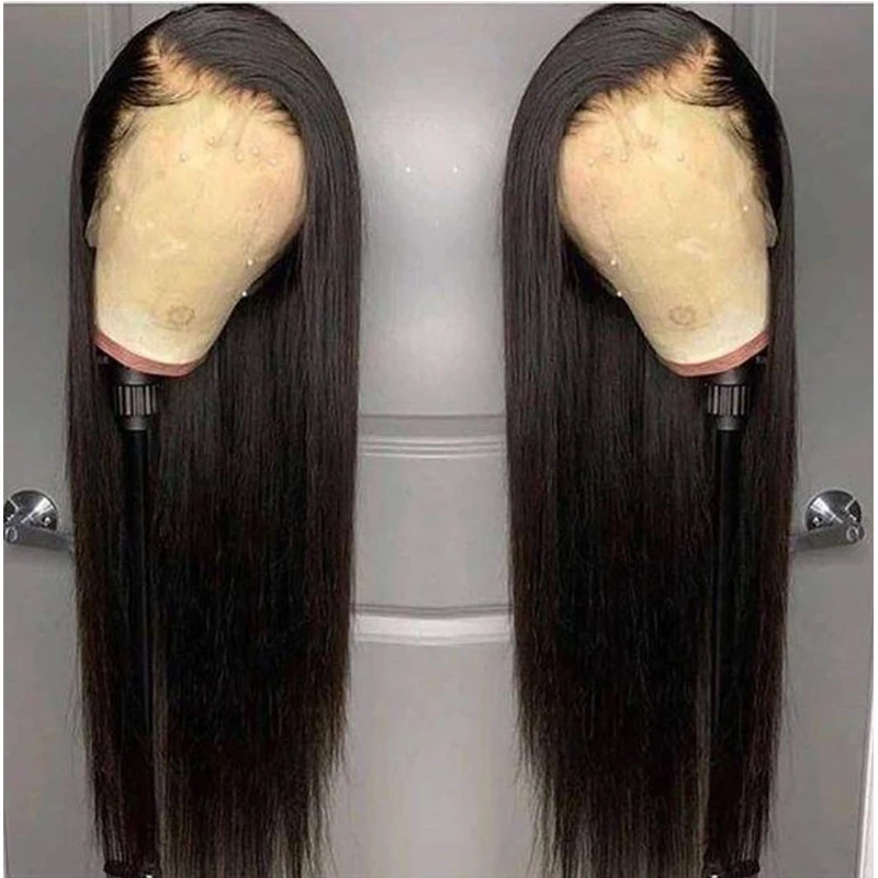 

Lace Front Wigs Straight Hair Glueless Lace Wigs Synthetic Long Silk Straight Natural Wig Heat Resistant Fiber Hair Wigs