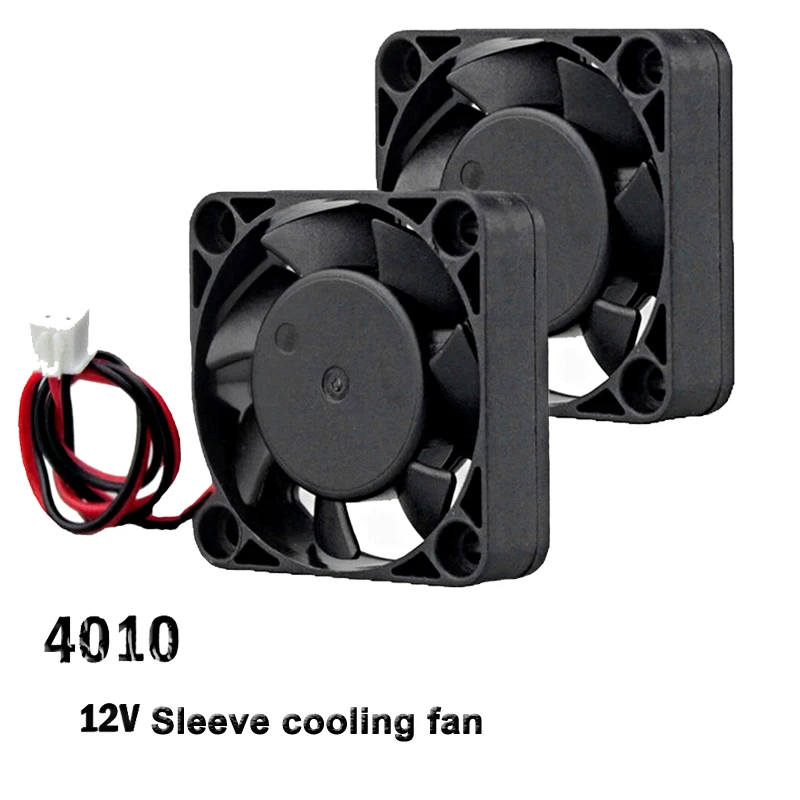 Gdstime 100 шт. 4010 2Pin 2 провода DC 12 В 40x40x10 мм безщеточный корпус охлаждающий вентилятор