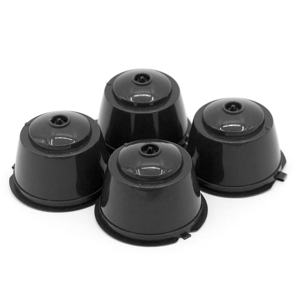 4 шт. многоразовые капсулы для кофе dolcegusto пластиковые многоразового