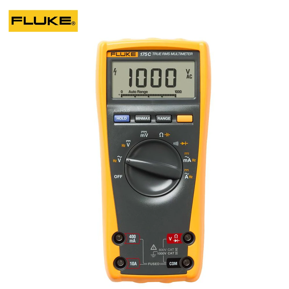 

Многофункциональный цифровой мультиметр FLUKE 175 177 179/C, профессиональный тестер напряжения, сопротивления, частоты, температуры, True RMS