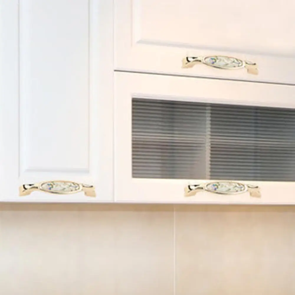 Ручка двери шкафа Европейская керамическая ручка 96 Золотой Американский ящик