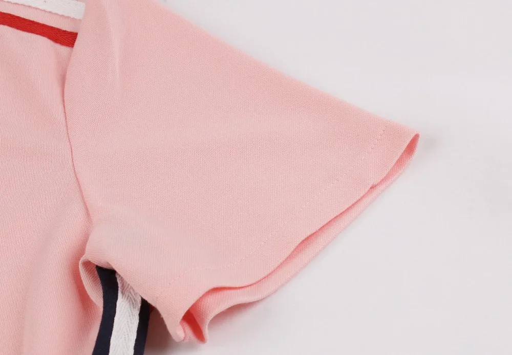 Fashion Brand Women Polo Dress T Shirt Short Sleeve Summer Elegant Dresses Patchwork Female Casual Oversized 6XL Vestidos