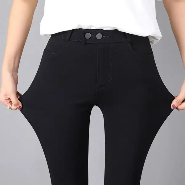 

Women's new high waisted slim elastic Leggings in autumn and winter