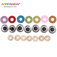10 sets 16mm stuffed toys glitter safety eyes nonwovens washer clear doll eyes dolls accessories
